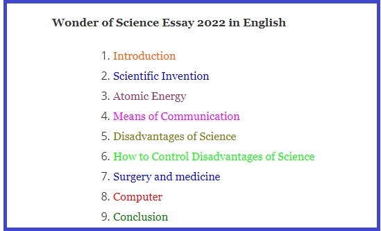 invention of science essay
